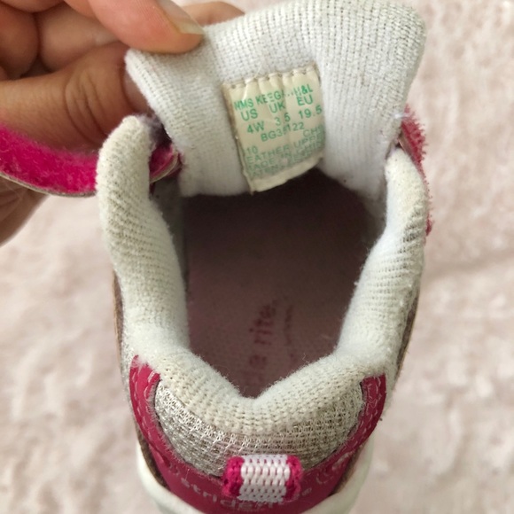 Stride Rite Baby Girl NMS Keegan H&L Pink Sneakers - Picture 8 of 8